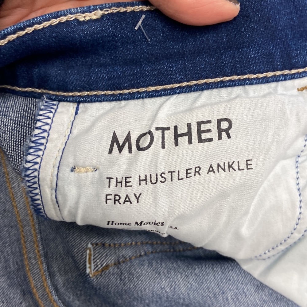 MOTHER Dark Blue Denim Jeans - Picture 5 of 14